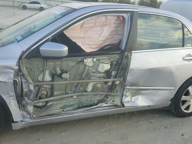 1HGCM66565A020974 - 2005 HONDA ACCORD EX SILVER photo 9