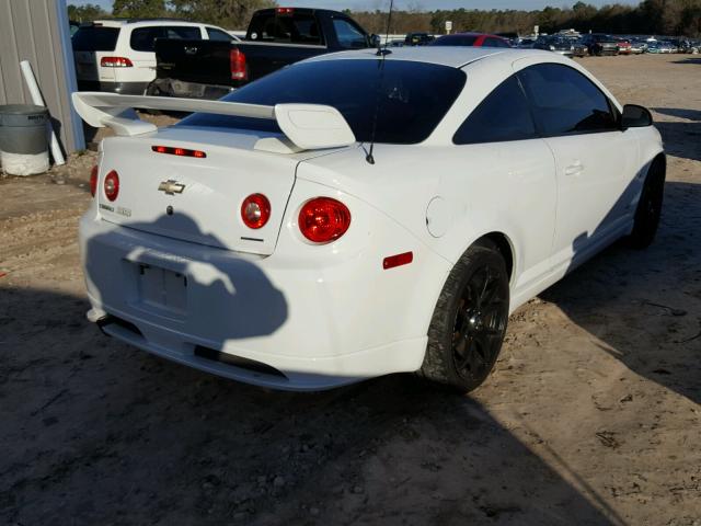 1G1AP18X797211541 - 2009 CHEVROLET COBALT SS WHITE photo 4