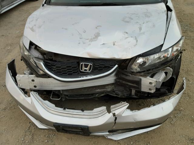 19XFB2F55DE245117 - 2013 HONDA CIVIC LX SILVER photo 9