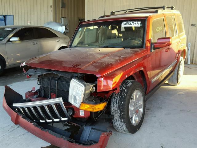 1J4RH5GT9AC109533 - 2010 JEEP COMMANDER RED photo 2