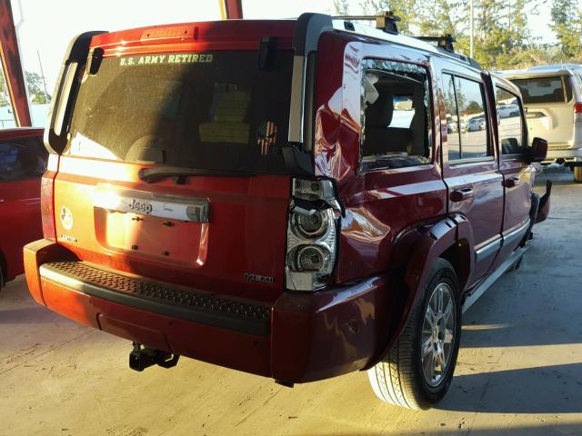 1J4RH5GT9AC109533 - 2010 JEEP COMMANDER 红色 照片 4