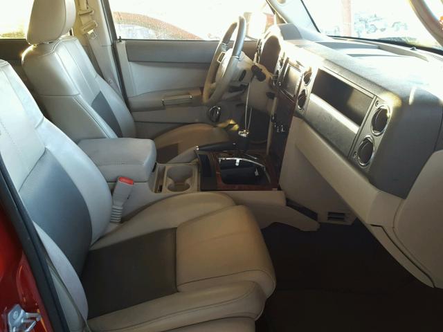 1J4RH5GT9AC109533 - 2010 JEEP COMMANDER 红色 照片 5