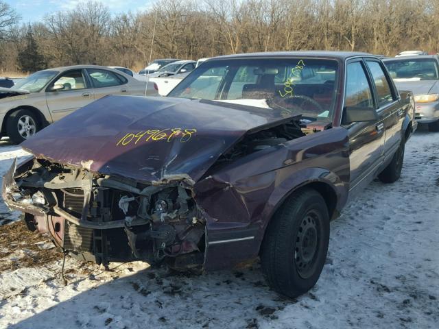 1G4AG55M1T6487375 - 1996 BUICK CENTURY SP RED photo 2