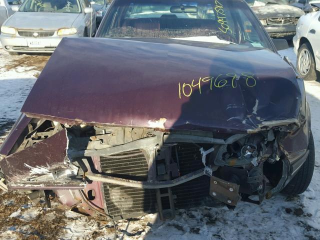 1G4AG55M1T6487375 - 1996 BUICK CENTURY SP RED photo 7