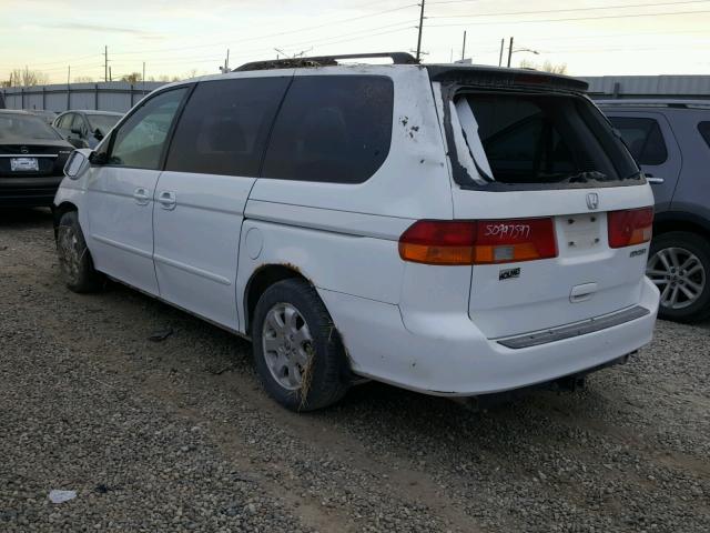 5FNRL18693B107891 - 2003 HONDA ODYSSEY EX WHITE photo 3