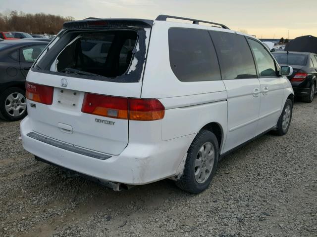 5FNRL18693B107891 - 2003 HONDA ODYSSEY EX WHITE photo 4