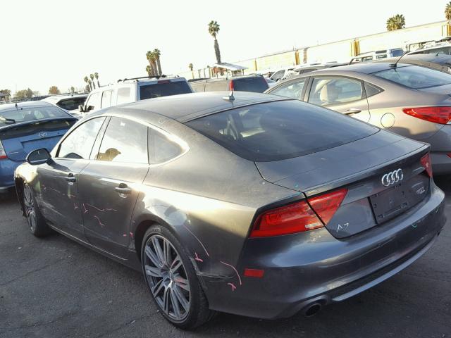 WAU2GAFC3DN058489 - 2013 AUDI A7 PRESTIG GRAY photo 3