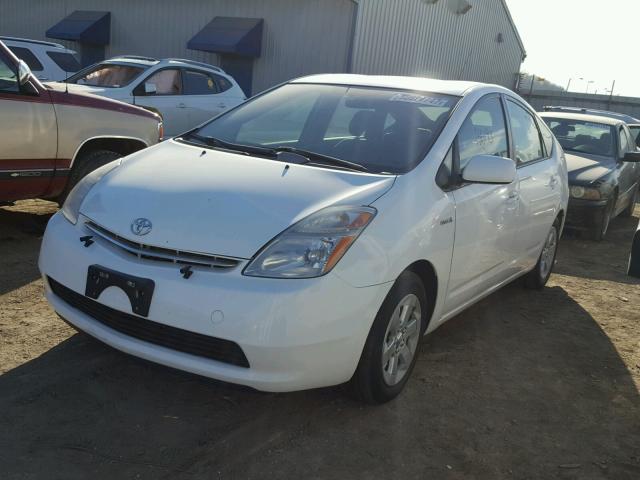 JTDKB20U493507075 - 2009 TOYOTA PRIUS WHITE photo 2