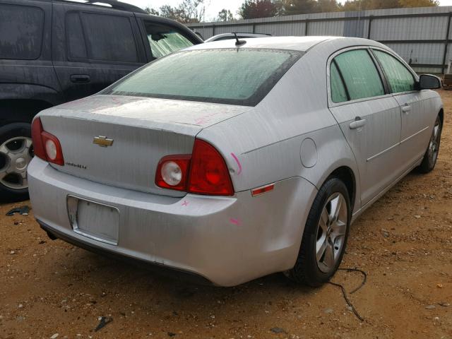 1G1ZC5EB8AF308479 - 2010 CHEVROLET MALIBU 1LT SILVER photo 4
