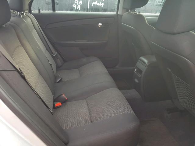 1G1ZC5EB8AF308479 - 2010 CHEVROLET MALIBU 1LT SILVER photo 6