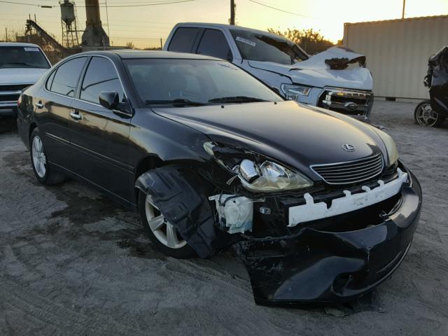 JTHBA30G255093567 - 2005 LEXUS ES 330 BLACK photo 1