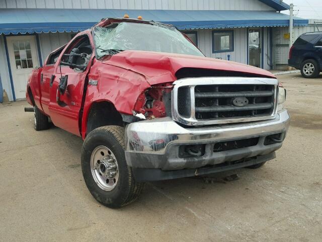 1FTNW21P33ED83595 - 2003 FORD F250 SUPER RED photo 1