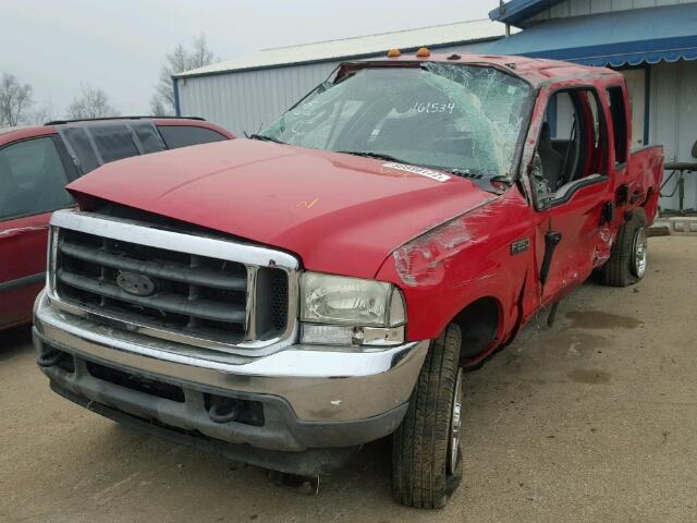 1FTNW21P33ED83595 - 2003 FORD F250 SUPER RED photo 2