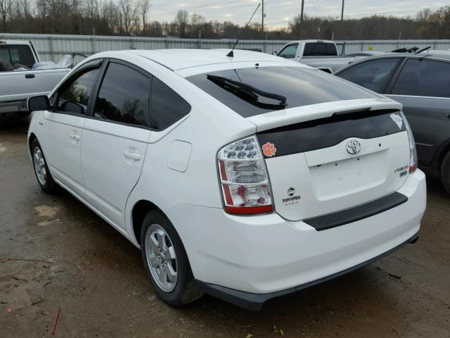 JTDKB20U277088150 - 2007 TOYOTA PRIUS WHITE photo 3