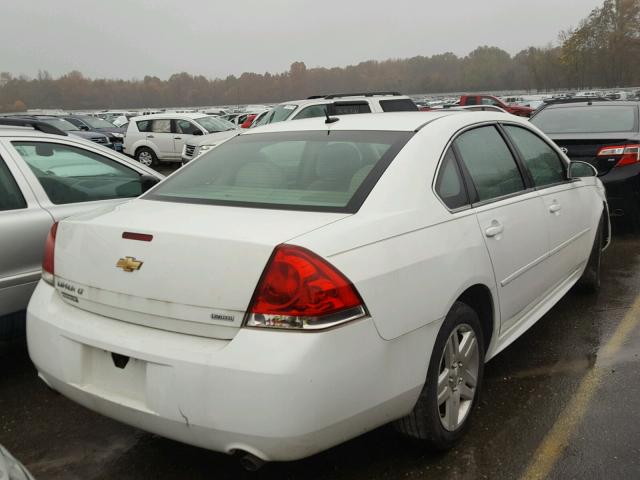 2G1WB5E35E1157242 - 2014 CHEVROLET IMPALA LIM WHITE photo 4