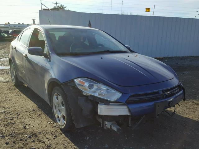 1C3CDFAA5DD302799 - 2013 DODGE DART SE BLUE photo 1