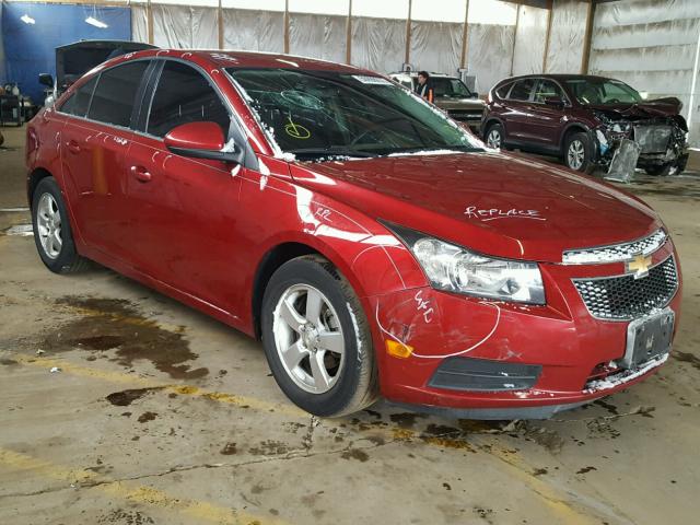 1G1PC5SB9D7229655 - 2013 CHEVROLET CRUZE LT RED photo 1