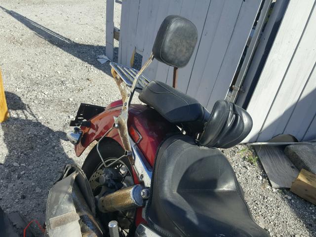 1HFSC52065A202004 - 2005 HONDA VT1300 S BURGUNDY photo 6