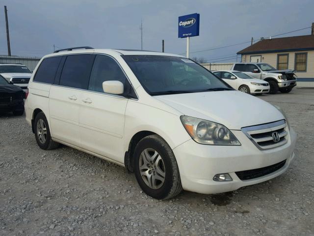 5FNRL38626B415971 - 2006 HONDA ODYSSEY EX WHITE photo 1