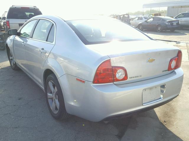 1G1ZC5EU0BF154630 - 2011 CHEVROLET MALIBU 1LT SILVER photo 3