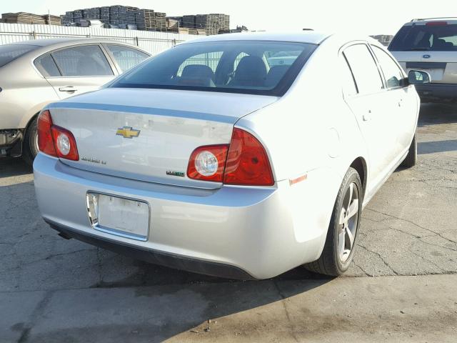 1G1ZC5EU0BF154630 - 2011 CHEVROLET MALIBU 1LT SILVER photo 4