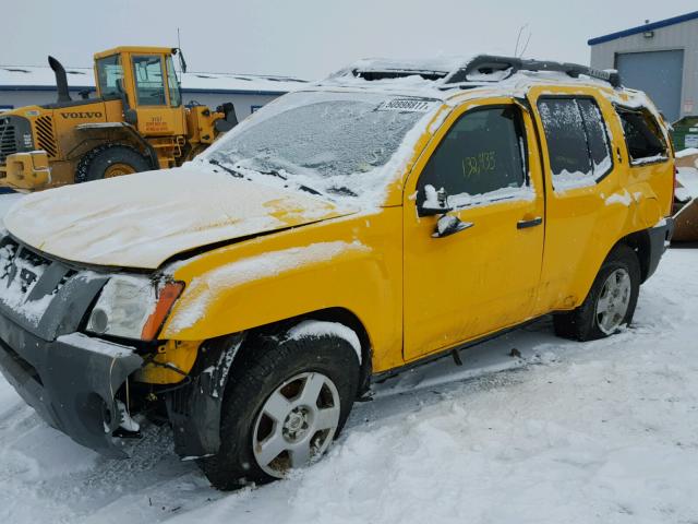 5N1AN08W98C514546 - 2008 NISSAN XTERRA OFF YELLOW photo 9