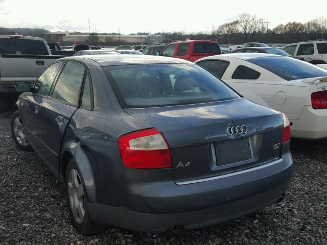 WAULC68E93A242045 - 2003 AUDI A4 1.8T QU GRAY photo 3