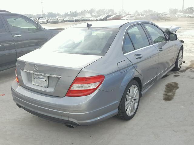 WDDGF54XX8R010369 - 2008 MERCURY C300 GRAY photo 4