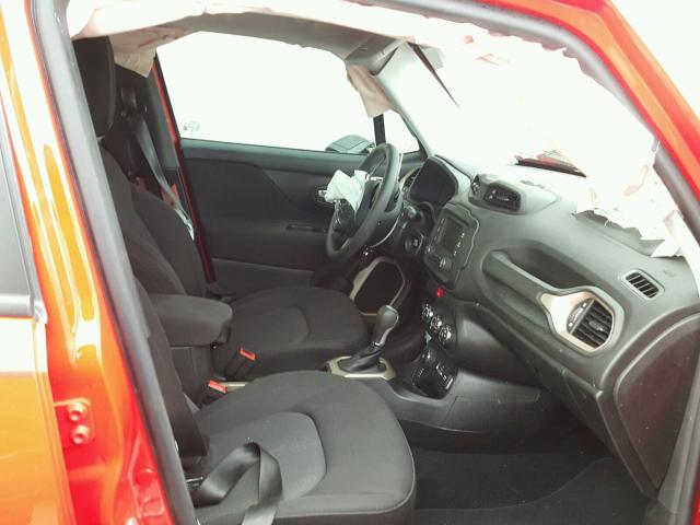 ZACCJBAT9GPD35874 - 2016 JEEP RENEGADE S RED photo 5