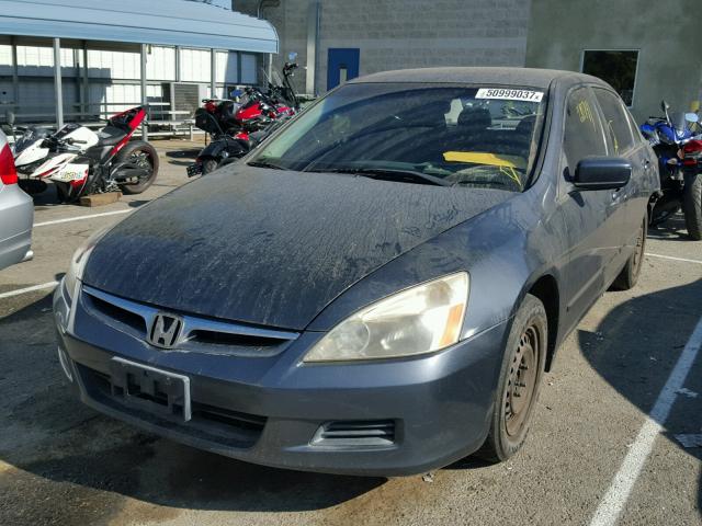 JHMCM56467C001251 - 2007 HONDA ACCORD LX GRAY photo 2