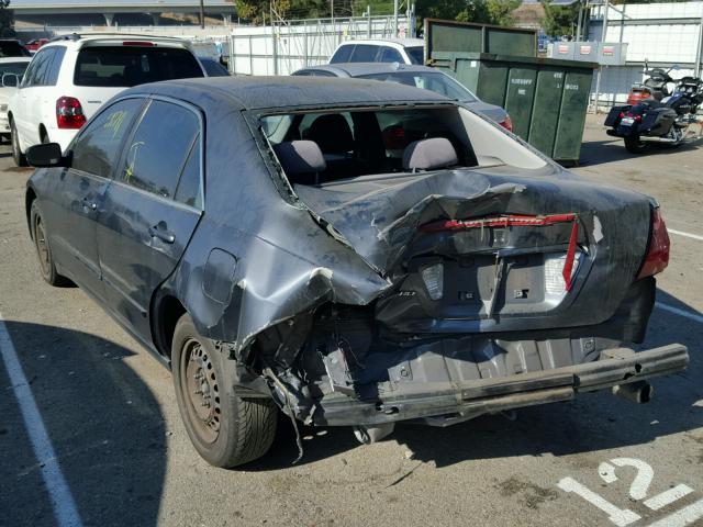 JHMCM56467C001251 - 2007 HONDA ACCORD LX GRAY photo 3