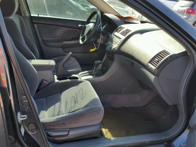 JHMCM56467C001251 - 2007 HONDA ACCORD LX GRAY photo 5