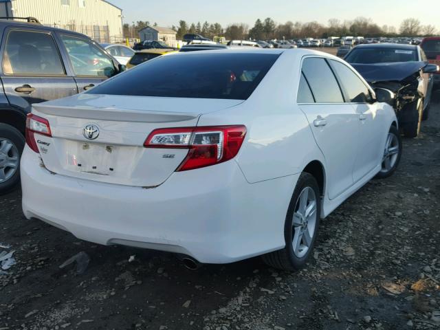 4T1BF1FK9DU723801 - 2013 TOYOTA CAMRY L WHITE photo 4