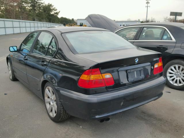 WBAEV334X2KL69847 - 2002 BMW 325 I BLACK photo 3