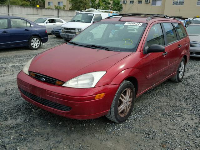 1FAFP3637YW103746 - 2000 FORD FOCUS SE RED photo 2