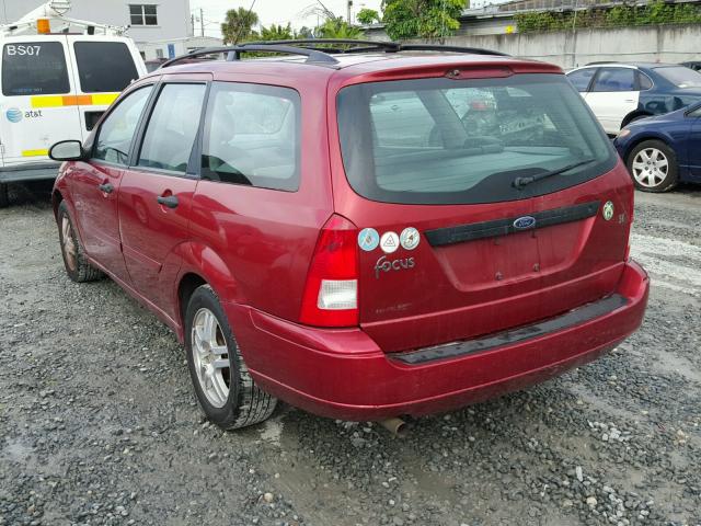 1FAFP3637YW103746 - 2000 FORD FOCUS SE RED photo 3