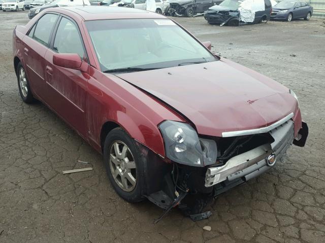 1G6DP577770111901 - 2007 CADILLAC CTS HI FEA MAROON photo 1