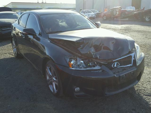 JTHBF5C23C2102885 - 2012 LEXUS IS 250 BLACK photo 1