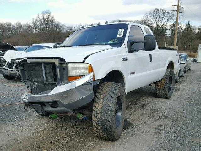 1FTNX21P24EE08839 - 2004 FORD F250 SUPER WHITE photo 2