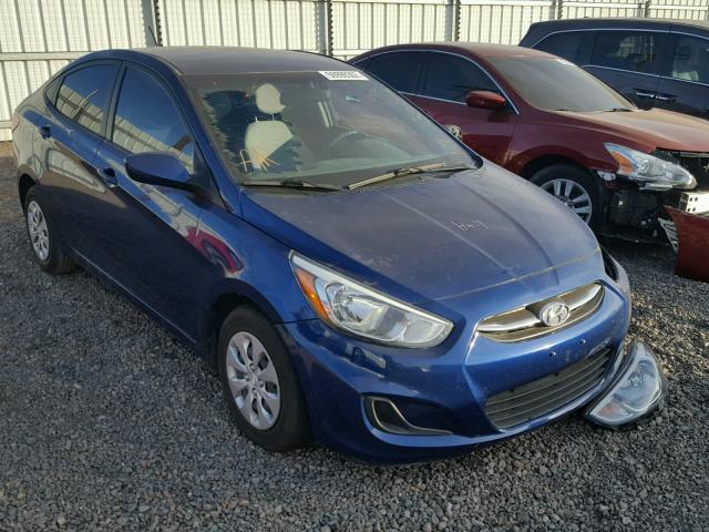 KMHCT4AE1FU886462 - 2015 HYUNDAI ACCENT GLS BLUE photo 1