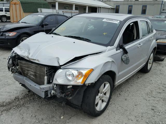 1B3CB3HA3BD172090 - 2011 DODGE CALIBER MA GRAY photo 2