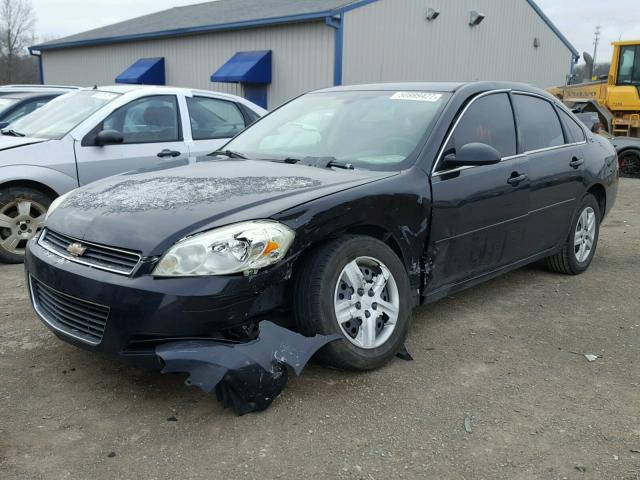 2G1WB58K969244616 - 2006 CHEVROLET IMPALA LS BLACK photo 2