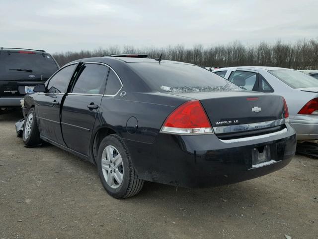 2G1WB58K969244616 - 2006 CHEVROLET IMPALA LS BLACK photo 3