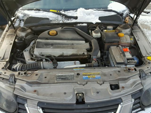 YS3ED49G763513019 - 2006 SAAB 9-5 GRAY photo 7