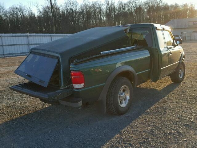 1FTZR15VXYTA39664 - 2000 FORD RANGER SUP GREEN photo 4