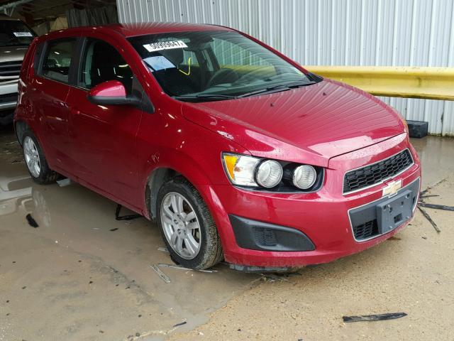 1G1JC6SH0C4123272 - 2012 CHEVROLET SONIC LT RED photo 1