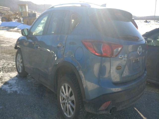 JM3KE4CY6F0548443 - 2015 MAZDA CX-5 TOURI BLUE photo 3