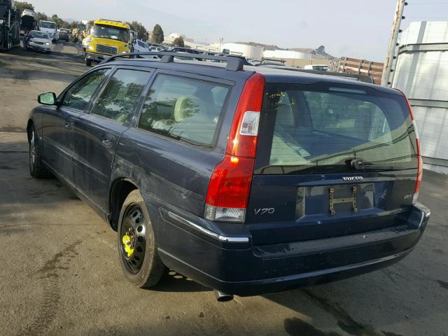 YV1SW592752483517 - 2005 VOLVO V70 FWD BLUE photo 3