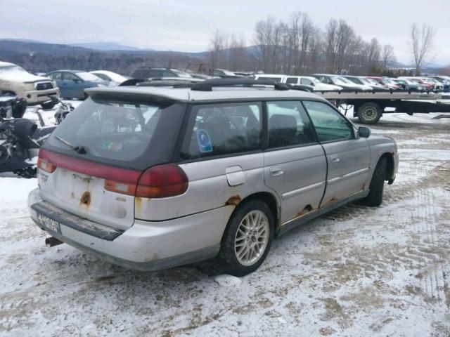 4S3BK675XV6307283 - 1997 SUBARU LEGACY GT SILVER photo 4