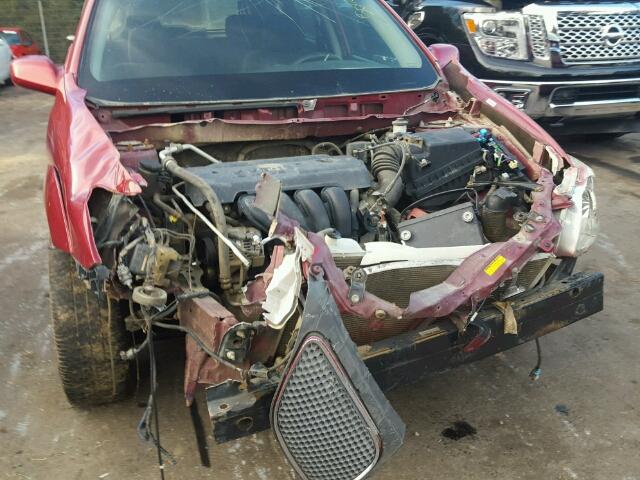 5Y2SM67866Z418742 - 2006 PONTIAC VIBE RED photo 9